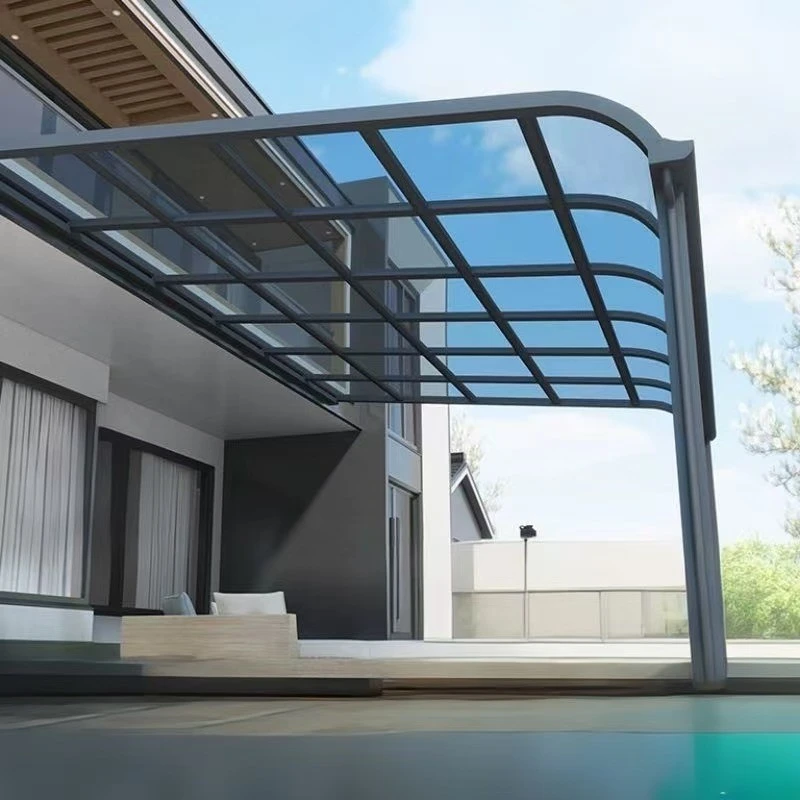 Outdoor Rainproof Polycarbonate Canopy manufacturers